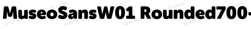 MuseoSansW01 Rounded700字体转换